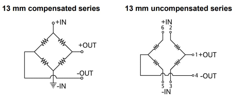 Honeywell 13mm Stainless Steel Pressure Sensors